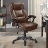 Coaster Co. Of America Nerris Adjustable Height Office Chair With Padded Arm Brown And Black