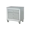 Coaster Co. Of America Nison 2-drawer Nightstand Silver Metallic
