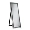 Coaster Co. Of America Novak Rectangular Cheval Floor Mirror Silver