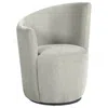 Coaster Co. Of America Nueva Upholstered Swivel Chair Curved Backrest Dove Grey