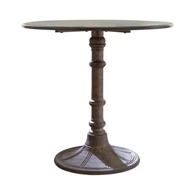 Coaster Co. Of America Oswego Round Bistro Dining Table Bronze In Brown