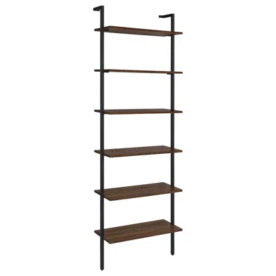 Coaster Co. Of America Owens 96-inch 6-shelf Wall Bookshelf Walnut