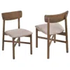 Coaster Co. Of America Parkridge Dining Side Chair Natural Walnut (set Of 2)