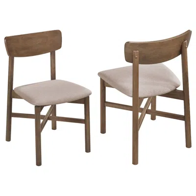 Coaster Co. Of America Parkridge Dining Side Chair Natural Walnut (set Of 2)