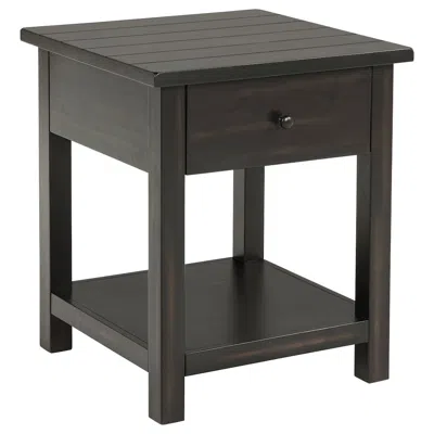 Coaster Co. Of America Payne 1-drawer Wood End Table With Shelf Java