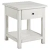 Coaster Co. Of America Payne 1-drawer Wood End Table With Shelf White