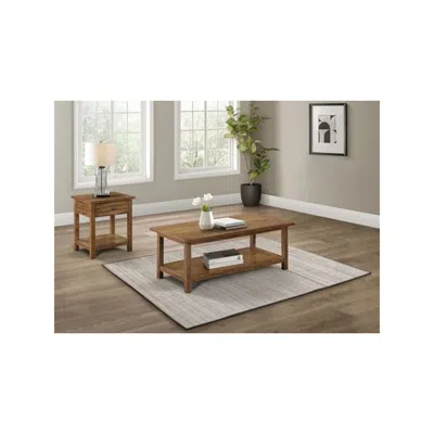 Coaster Co. Of America Payne 2-piece Coffee And 1-drawer End Table Set Brown
