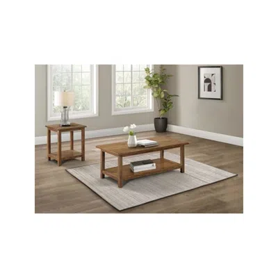 Coaster Co. Of America Payne 2-piece Coffee And End Table Set Distressed Brown