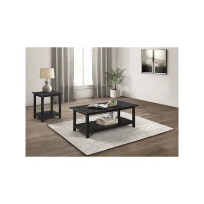 Coaster Co. Of America Payne 2-piece Coffee And End Table Set Distressed Java