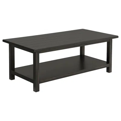 Coaster Co. Of America Payne Wood Coffee Table With Shelf Java