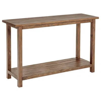 Coaster Co. Of America Payne Wood Entryway Sofa Console Table Distressed Brown