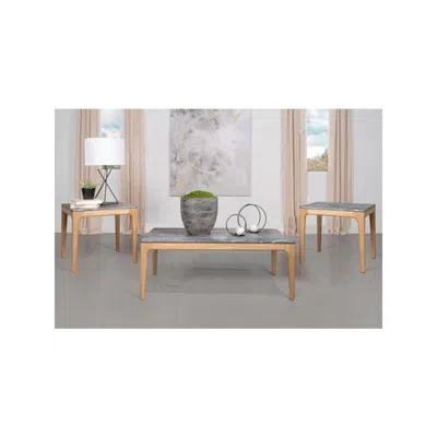 Coaster Co. Of America Polaris 3-piece Smarttop Coffee And End Table Set Grey