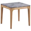 Coaster Co. Of America Polaris Square Smarttop Side End Table Grey And Light Oak