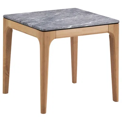 Coaster Co. Of America Polaris Square Smarttop Side End Table Grey And Light Oak