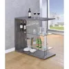 Coaster Co. Of America Prescott Rectangular 2-shelf Bar Unit Grey