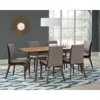 Coaster Co. Of America Redbridge Upholstered Side Chairs Grey And Natural Walnut (set Of 2)