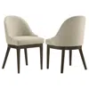 Coaster Co. Of America Reseda Upholstered Dining Side Chair Oatmeal (set Of 2)