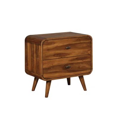 Coaster Co. Of America Robyn 2-drawer Nightstand Dark Walnut In Blue