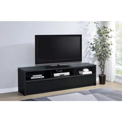 Coaster Co. Of America Rutland 78-inch 3-drawer Tv Stand Media Console Black