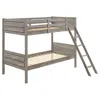 Coaster Co. Of America Ryder Wood Twin Over Twin Bunk Bed Weathered Taupe