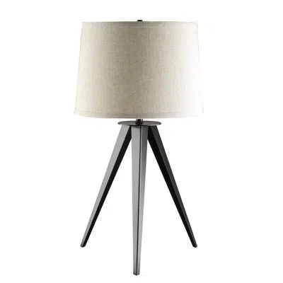 Coaster Co. Of America Sabat Tripod Base Table Lamp Black And Light Grey