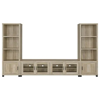 Coaster Co. Of America Sachin 3-piece 79" Tv Entertainment Center Antique Pine