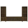 Coaster Co. Of America Sachin 3-piece 79" Tv Entertainment Center Dark Pine In Brown