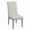 Coaster Co. Of America Salem Upholstered Side Chairs Rustic Smoke And Grey (set Of 2)