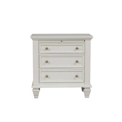 Coaster Co. Of America Sandy Beach 3-drawer Nightstand Cream White