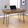 Coaster Co. Of America Sheeran Writing Desk With 4 Hidden Storages Rustic Amber