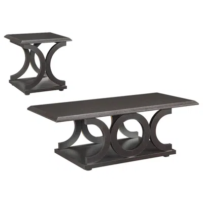 Coaster Co. Of America Shelly 2-piece Coffee And End Table Set Cappuccino