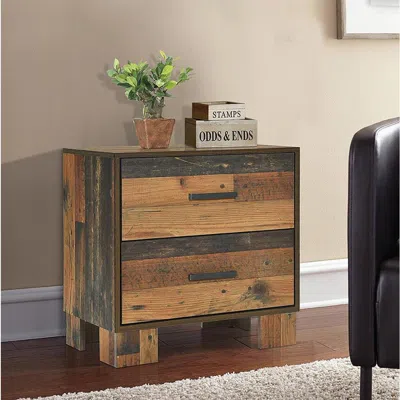 Coaster Co. Of America Sidney 2-drawer Nightstand Rustic Pine