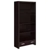 Coaster Co. Of America Skylar 5-shelf Bookcase With Storage Drawer Cappuccino