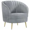 Coaster Co. Of America Sophia Upholstered Chair Grey And Gold