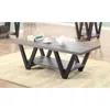 Coaster Co. Of America Stevens V-shaped Coffee Table Black And Antique Grey
