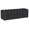 Coaster Co. Of America Summer Fabric Upholstered Tufted Accent Bench Charcoal