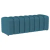 Coaster Co. Of America Summer Fabric Upholstered Tufted Accent Bench Peacock Blue