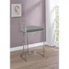 Coaster Co. Of America Thermosolis Acrylic Back Bar Stools Grey And Chrome (set Of 2)