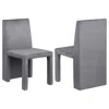 Coaster Co. Of America Tordera Velvet Upholstered Dining Side Chair Grey (set Of 2) In Gray