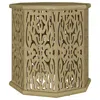 Coaster Co. Of America Torres Octagonal Solid Mango Wood Side Table Natural Brown