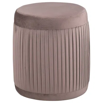 Coaster Co. Of America Tovar Round Upholstered Ottoman Mauve
