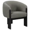 Coaster Co. Of America Valdez Boucle Upholstered Barrel Back Accent Chair Brown