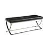 Coaster Co. Of America Walton Rectangle Upholstered Tufted Bench Black