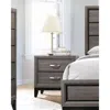 Coaster Co. Of America Watson 2-drawer Nightstand Grey Oak And Black