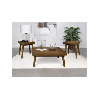 Coaster Co. Of America Westerly 3-piece Square Coffee And End Table Set Walnut
