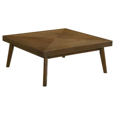Coaster Co. Of America Westerly Square Wood Coffee Table Walnut Brown