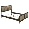 Coaster Co. Of America Wilkes 51-inch Upholstered Eastern King Bed Dark Cocoa