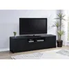 Coaster Co. Of America Winfield 78-inch 2-door Tv Stand Media Console Black In Black
