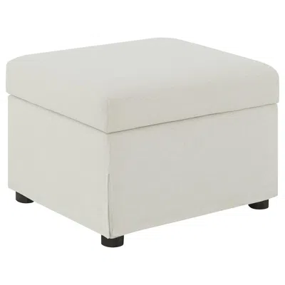 Coaster Co. Of America Winter Upholstered Hydraulic Lift Top Storage Ottoman Beige