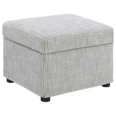 Coaster Co. Of America Winter Upholstered Hydraulic Lift Top Storage Ottoman Grey